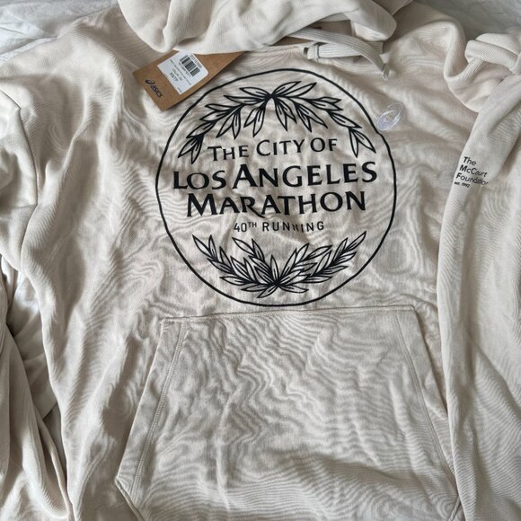 Los Angeles Marathon Hoodie with Original LA City of LA Logo; ASICS - Picture 3 of 3